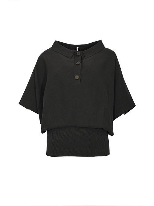 Maglia Pamela in nylon tecnico Liviana Conti | F5WG03Y69-0